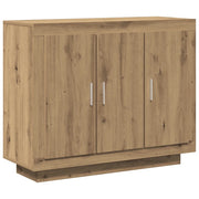 Credenza | Madia | Buffet da pranzo | Armadio da pranzo Rovere Artigianale 92x35x75 cm in Legno Multistrato