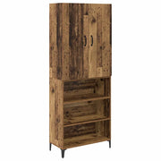 Credenza | Madia | Buffet da pranzo | Armadio da pranzo Legno vecchio 69,5 x 34 x 180 cm Legno multistrato