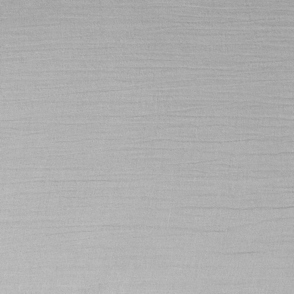 Set copripiumino e federa in mussola di cotone grigio chiaro 200 x 200 cm per camera da letto moderna