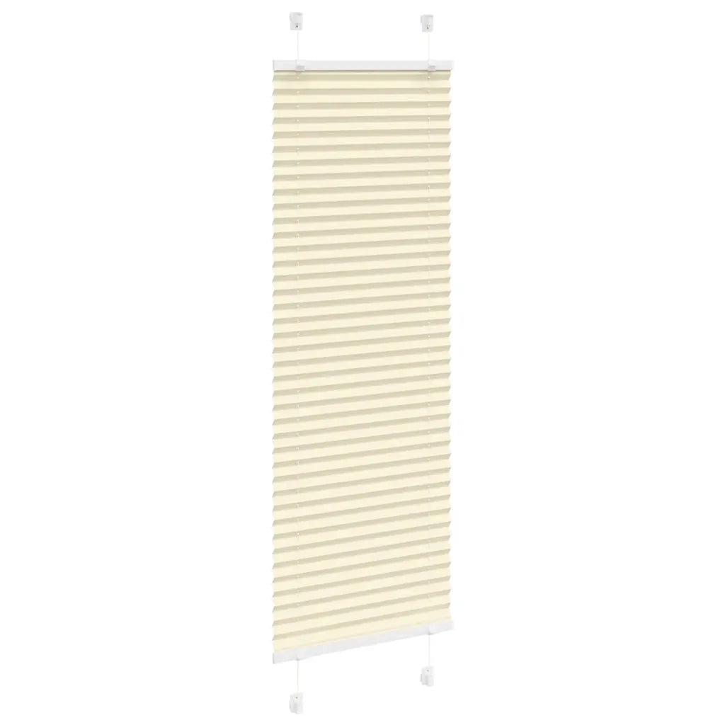 Tenda Plissettata Crema 50x100 cm Larghezza Tessuto 49,4 cm 4015269