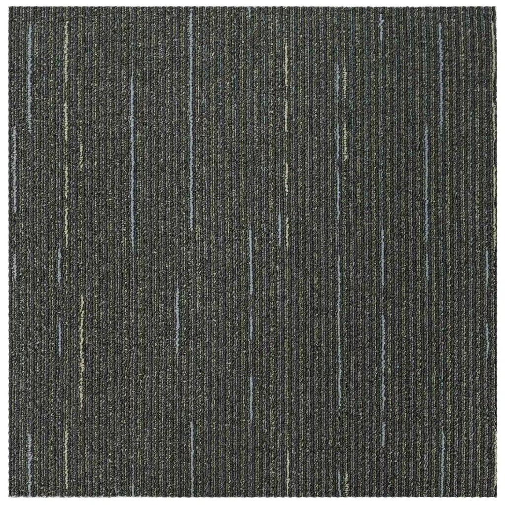Piastrella per Tappeto Verde Striato Chiaro 50 x 50 cm 36 pz CFW4494361