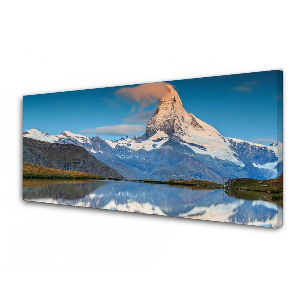 Quadro Moderno su Tela per Soggiorno e Camera da Letto 40x120 cm - Stampa Professionale su Telaio in Legno con Gancio Integrato - Dipinto Panoramico Decorativo da Parete. ASS3-DIS1