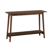 Consolle scandinava effetto legno di noce, 110cm, marrone