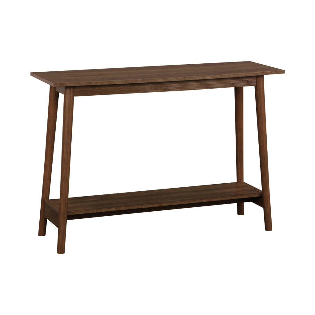 Consolle scandinava effetto legno di noce, 110cm, marrone