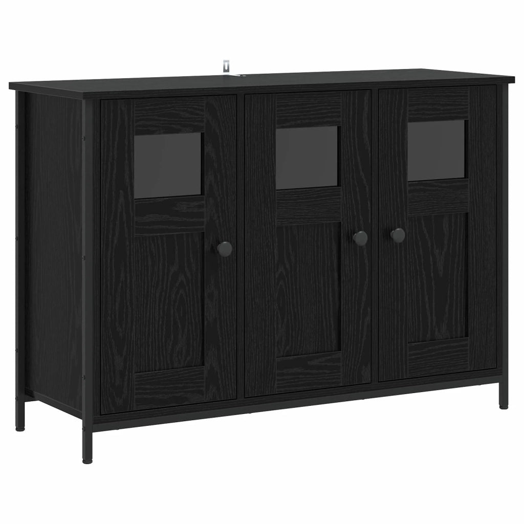 Credenza Rovere Nero 100 x 35 x 70 cm Legno ingegnerizzato 8010906