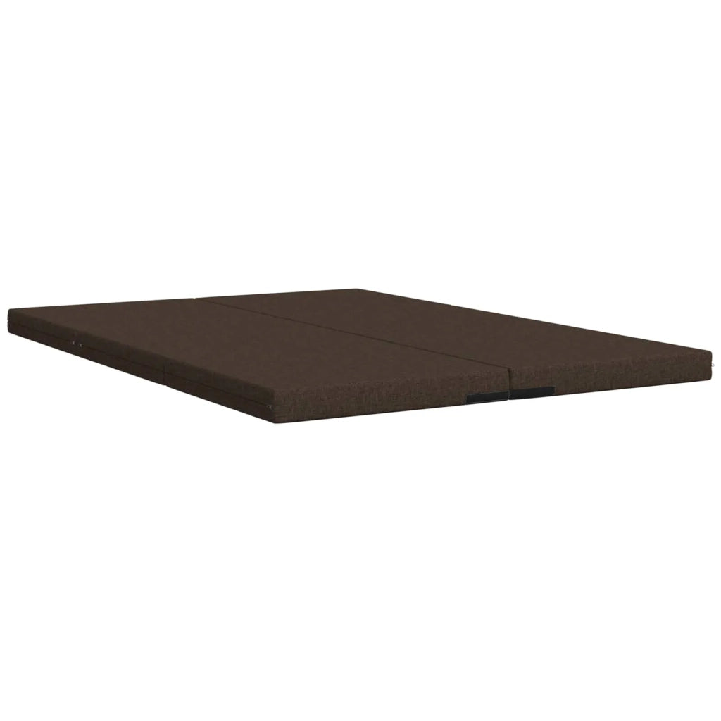 Divano Letto Pieghevole 140 x 67 x 15 cm Tortora 900272