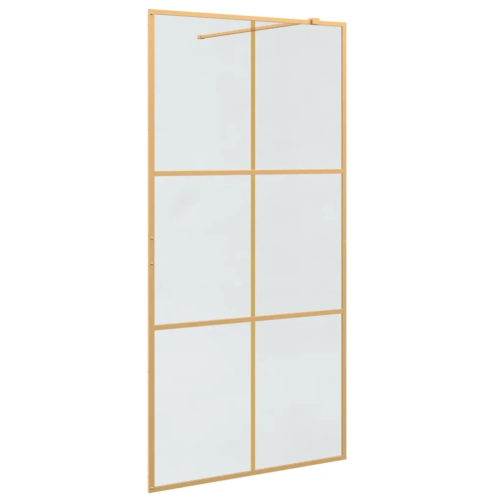 Parete Doccia Walk-in Oro 100 x 195 cm vetro temperato