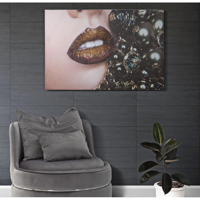 Stampa Su Tela Beautiful Lipscm 80x3,8x120