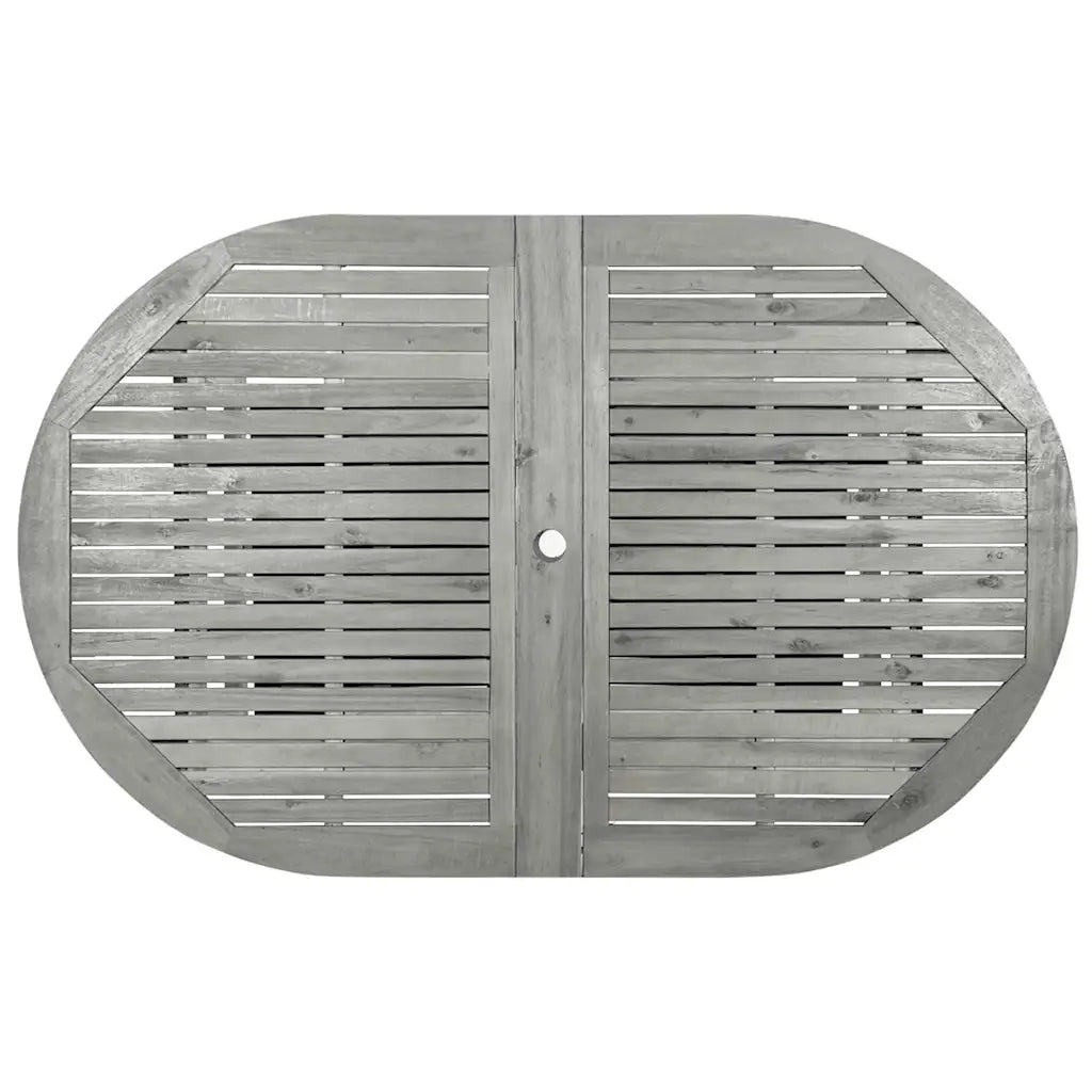 Tavolo da Pranzo per Esterni (160-240)x100x75cm Massello Acacia 316572