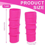 Accessori Retro per Donna - Misura Unica - Tessuto Stirato con Comfort - Colori Accattivanti - Epoca Disco 80/90