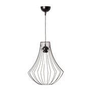 Lampada a sospensione Jasmin in metallo nero