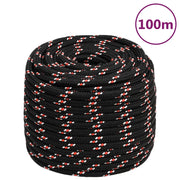 Corda Nautica Nera 18 mm 100 m in Polipropilene cod mxl 53965