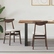 Sedie da pranzo 2 pcs Marrone Chiaro 42 x 47.5 x 81 cm 42020429