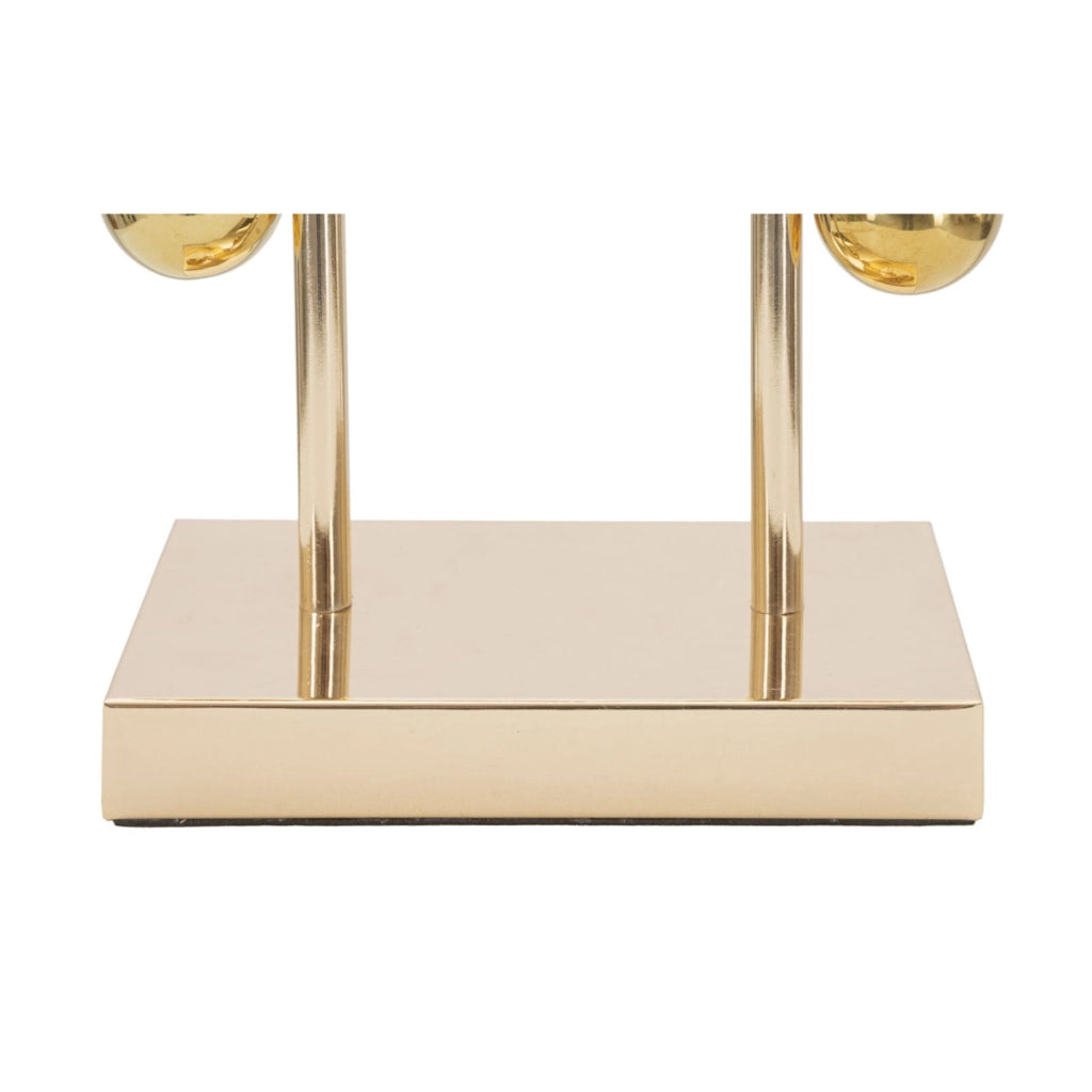 Lampada da Tavolo VKH127, Nero, Metallo, 32,5x32,5x61 cm