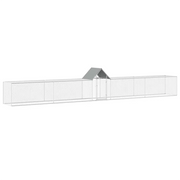 Pollaio 9x1x1,5 m in Acciaio Zincato CFW5047638