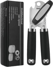 Apri Bottoni Manuale - Manubrio Ergonomico - Sicuro per Alimenti Acciaio Inossidabile - Materiale Duraturo - Manubri Antiscivolo - Presa Comoda - Apri Bottoni Manuale