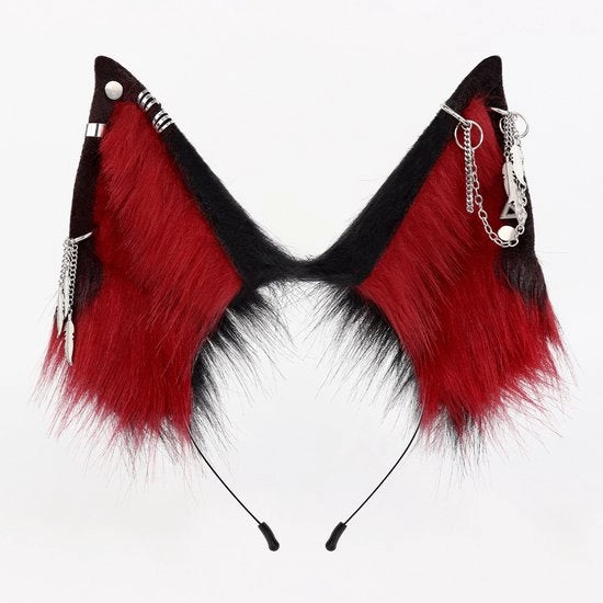 Falsi capelli di lupo artigianali - accessorio per costume da dieroro