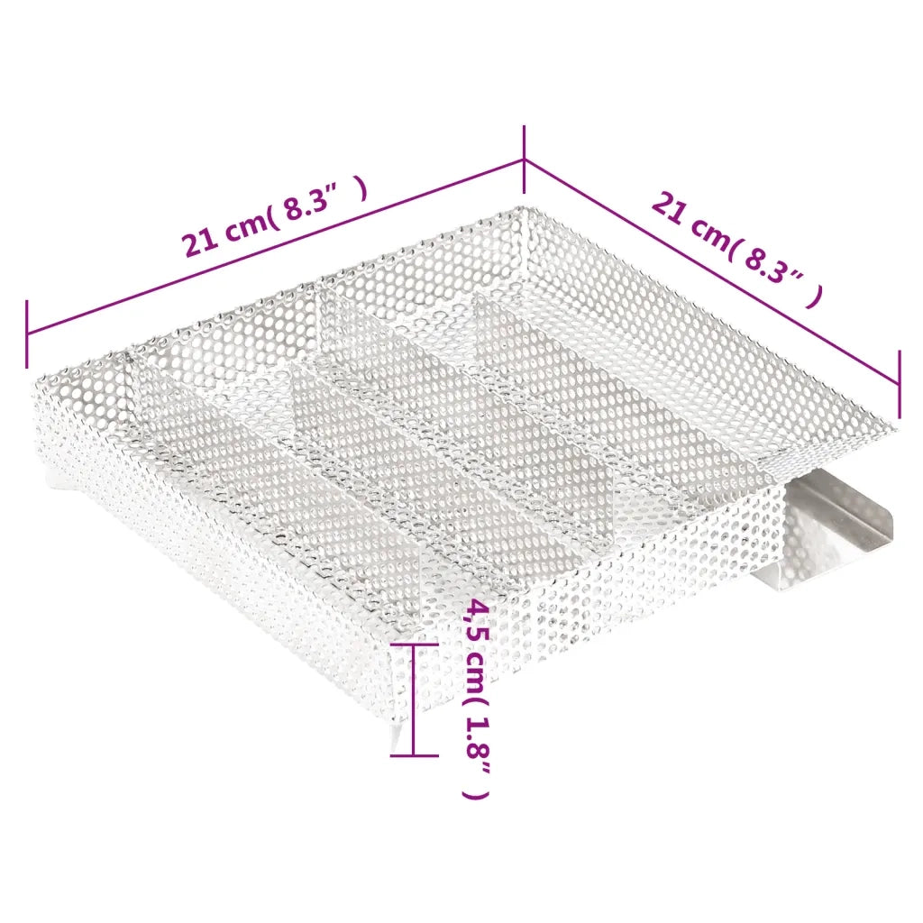 Generatore di Fumo Freddo 5 Camere 21 cm in Acciaio Inox CFW6203217