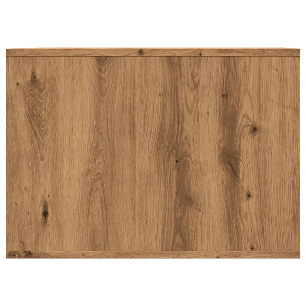 Mobiletto per lettiera per gatti fatto a mano 47 x 59 x 42 cm marrone 02_0043305