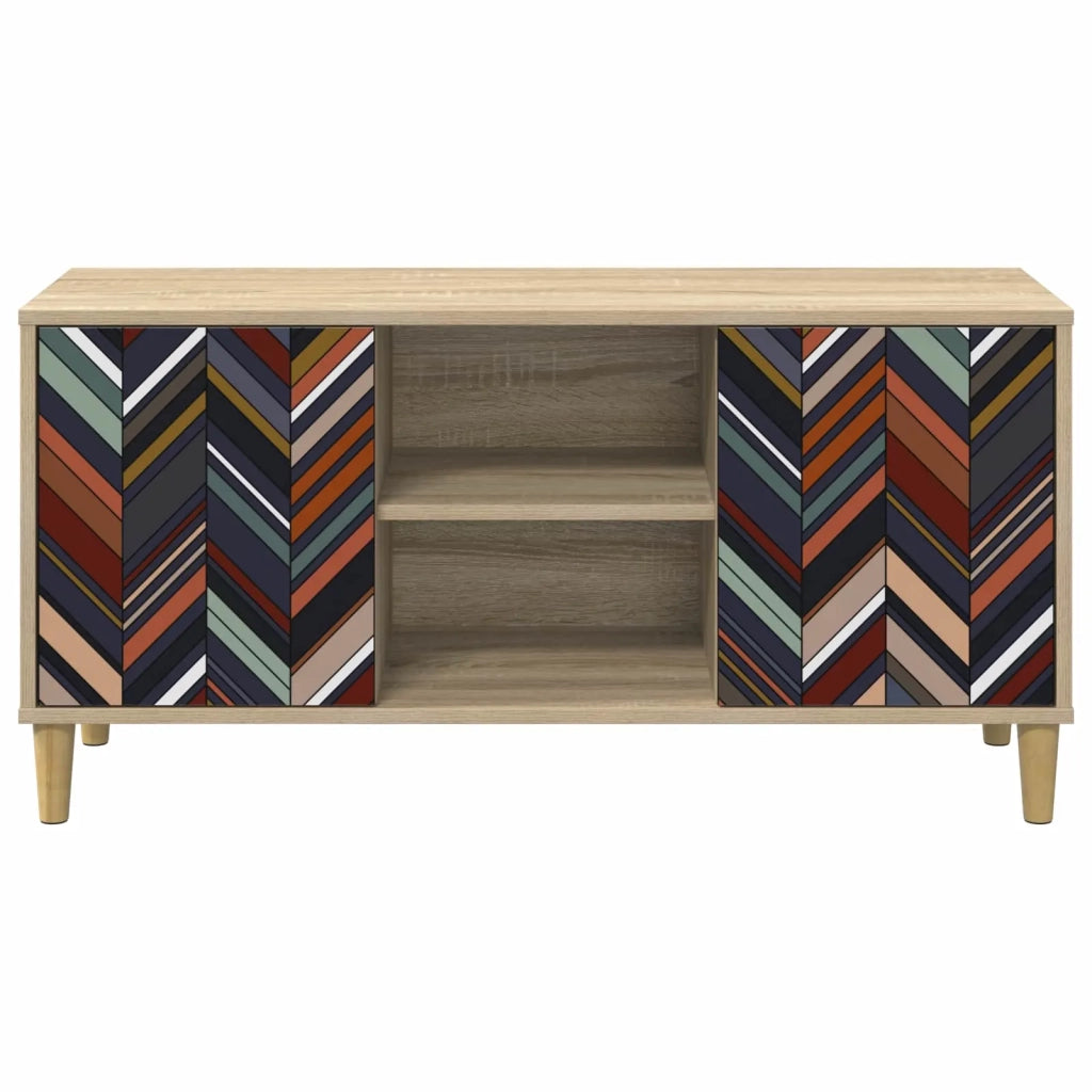 Mobile TV OMMEN 102 x 33 x 50 cm Sonoma Legno ingegnerizzato 8007039
