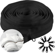 Ritssluiting nylon infinito 10 m lungo 25 cm largo per metro