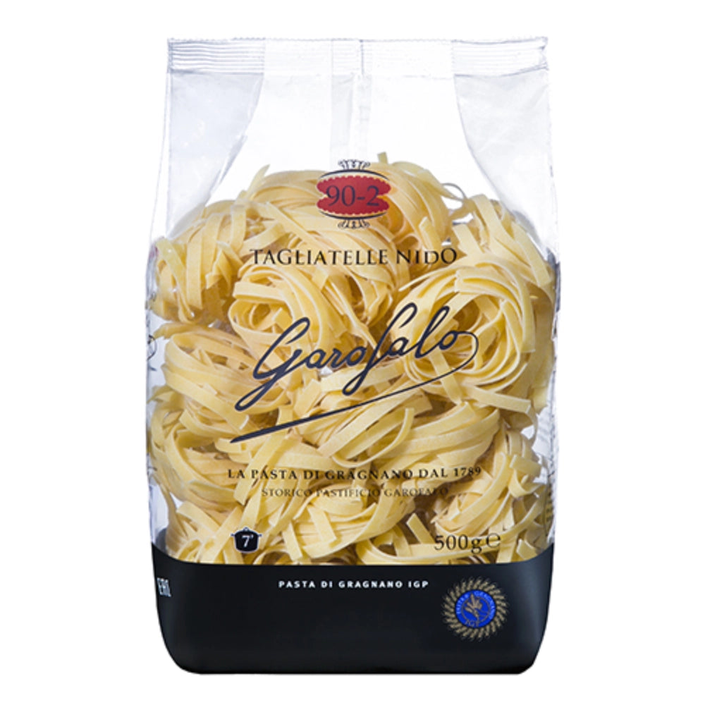 Pastificio garofalo tagliatelle nido n.90-2 pasta trafilata al bronzo 500 grammi