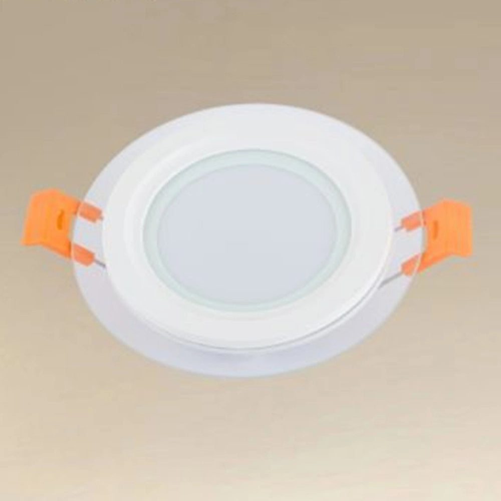 Trade Shop - Pannello Led Da Incasso Luce 3000k-6500k 6w Tondo Am-cr-6 Con Bordo Traparente 00625 -