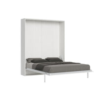 Letto 1 Piazza e Mezzo a Scomparsa Salvaspazio Kentaro H210 cm Bianco