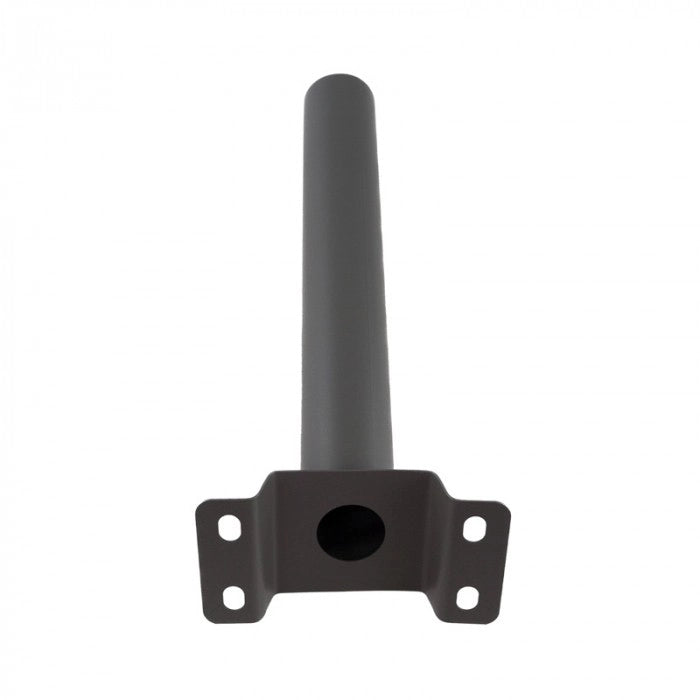 Staffa per lampione braccio 30 cm nera acciaio Ecolight