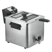 Rgv fry type 8/n friggitrice elettrica 8lt con rubinetto per lo scarico 3000 watt