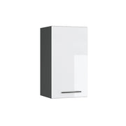Pensile da cucina Fame-Line Bianco lucido/Antracite 40 cm Vicco