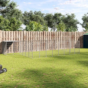 Gabbia per Cani Argento 15,73 m² in Acciaio 3082221