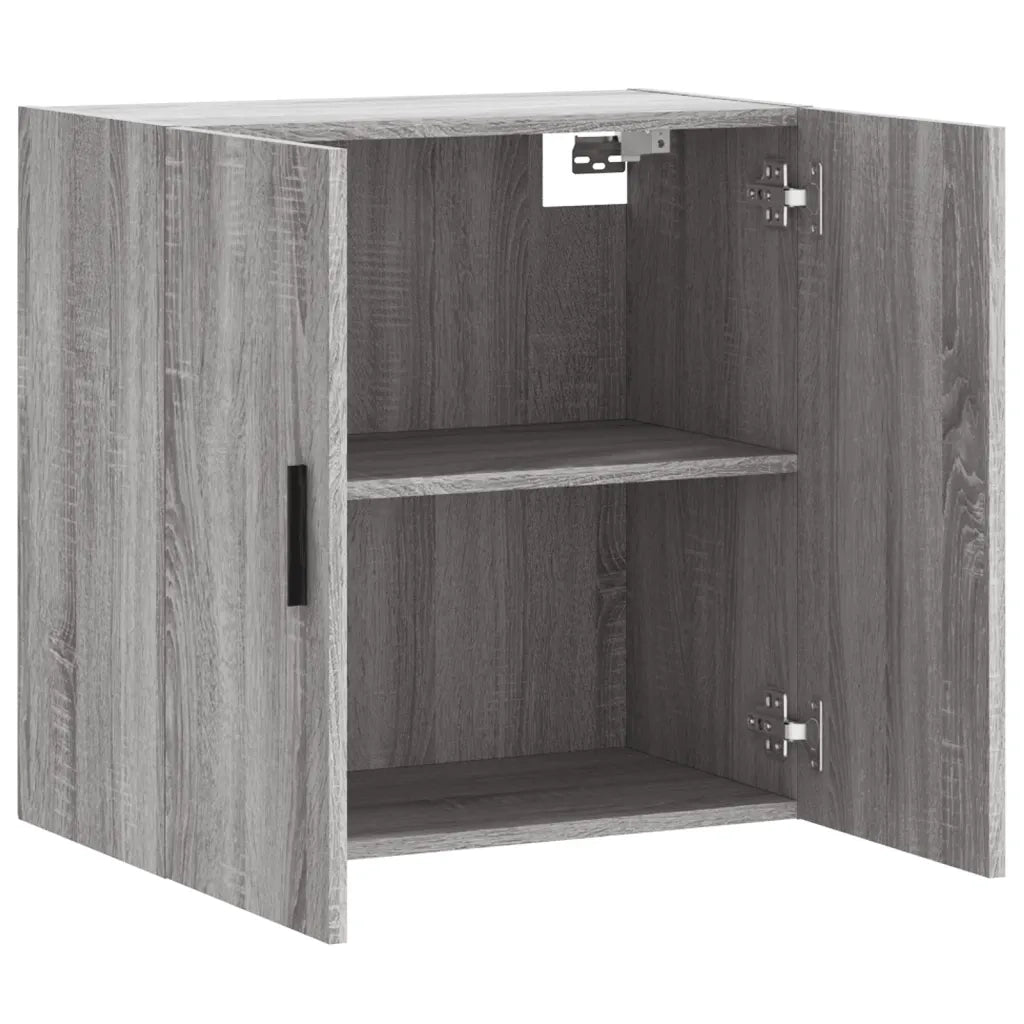 Armadietto a Muro | Mobile Pensile Grigio Sonoma 60x31x60 cm in Legno Multistrato