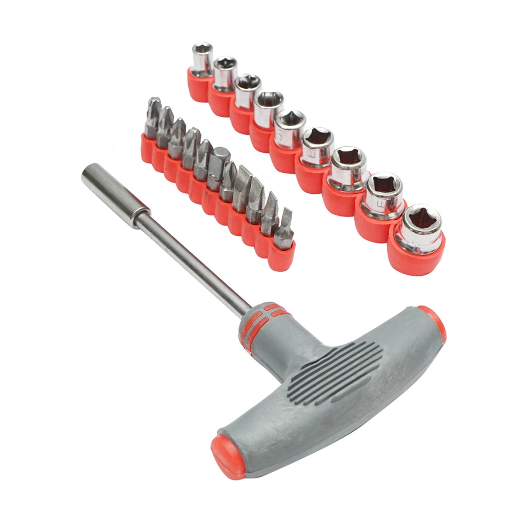 Set da 21 pezzi Breckner Germany con punta e cacciavite tubolare con impugnatura