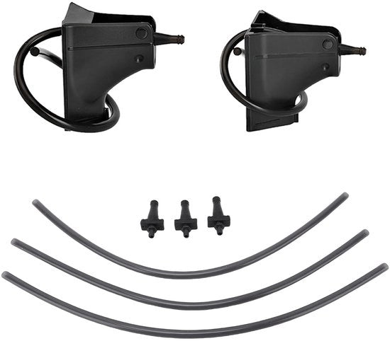Set di sostituzione per il tubo di alimentazione - 3 pezzi - compatibile con EQ9/EQ700 - materiale siliconico premium - facile manutenzione - connettori di alta qualità - set di tubi per macchina del caffè