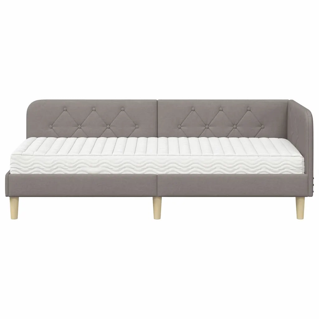 Cornice del letto ad angolo Talpa 80 x 200 cm Tessuto 3394106