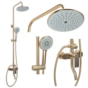 Set Doccia Rea Verso Brushed Gold