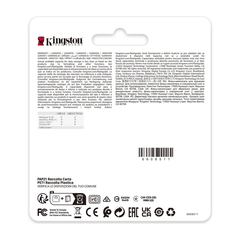 Kingston Technology DataTraveler 256GB 220MB/s Metal USB 3.2 Gen 1 SE9 G3