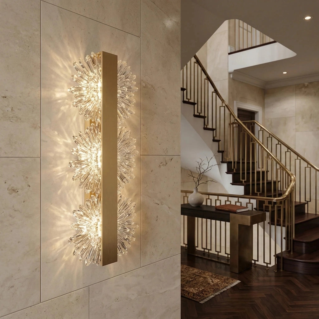 Applique Da Parete Led G149-3w Gold Brush