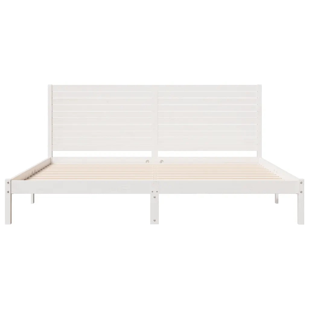 Giroletto Extra Lungo senza Materasso Bianco 180x210cm Massello 3309304