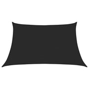 Vela Parasole | Telo Ombra | Vela da ombra 160 g/m2 Nera 3/4x2 m in HDPE
