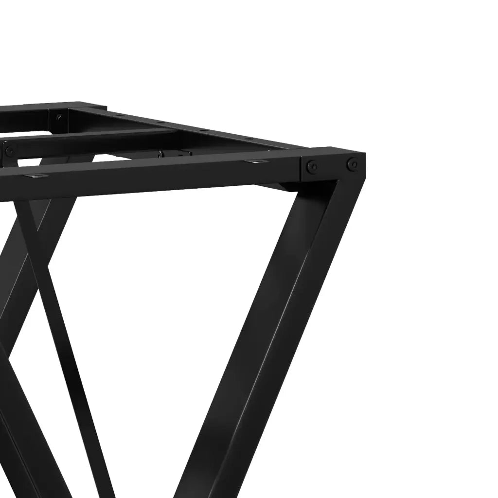 Telaio Gambe a Y per Tavolo da Pranzo 50x40x73 cm in Acciaio 357928
