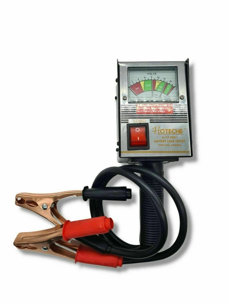 Tester batteria analogico 6-12 VOLT per auto bus moto barca camion 125A 690403