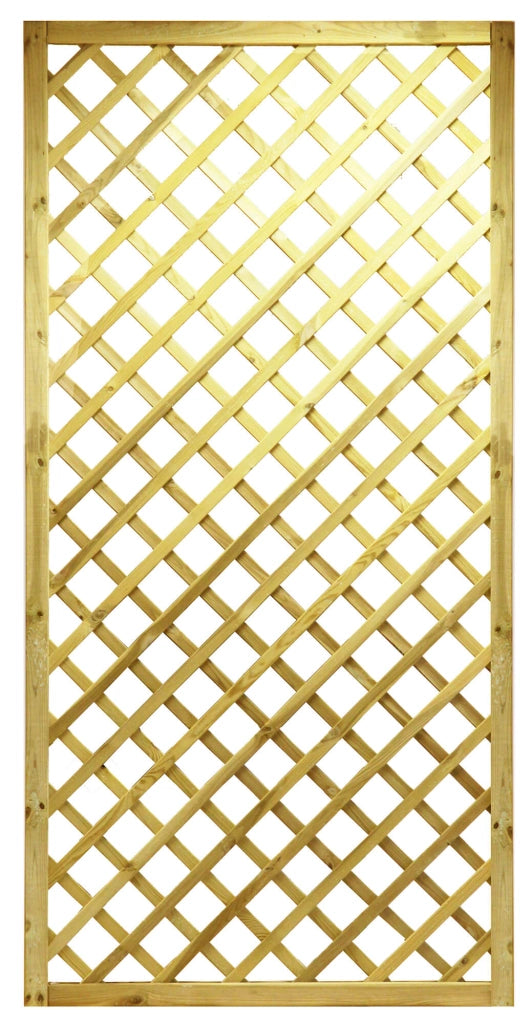 Grigliato Frangivista in Legno 120x180 cm Maglia 6,5x6,5 cm Taini Alice