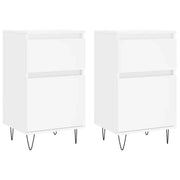 Credenze 2 pz | Madia | Buffet da pranzo | Armadio da pranzo Bianche 40x35x70 cm in Legno Multistrato