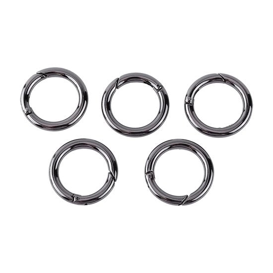 Fermooggetto Leggero - Manubrio Rotondo - Clip Lente - Spilla Zinkle - Rilascio Rapido - Utile per Borsa a Spalla