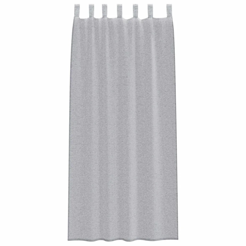 Tenda in Velo 2 pcs Grigio scuro 225 x 140 cm Poliestere 4108054
