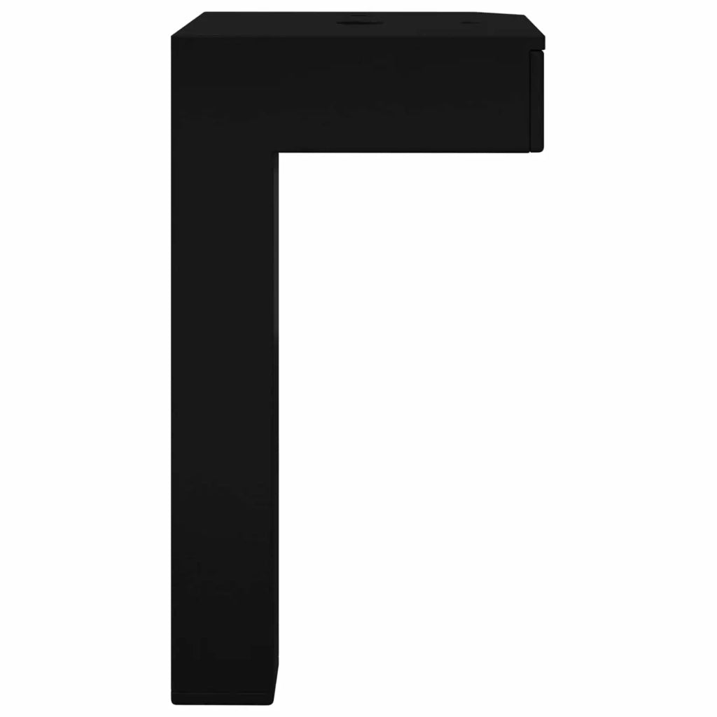 Piedi in piedi 2 pz Nero 57 x 57 x 100 mm Ferro CFW1850069
