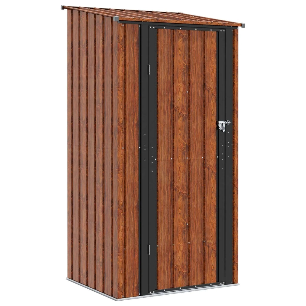 Casette da giardino Marrone 103 x 86 x 200 cm Metallo 42011296