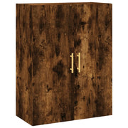 Armadietto a Muro | Mobile a Parete Rovere Fumo 69,5x34x90 cm
